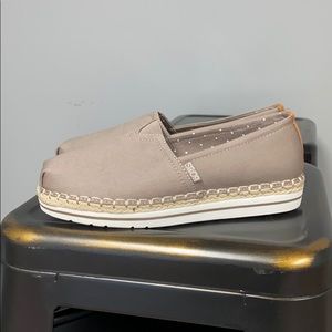 Taupe Bobs Shoes, size 6.5